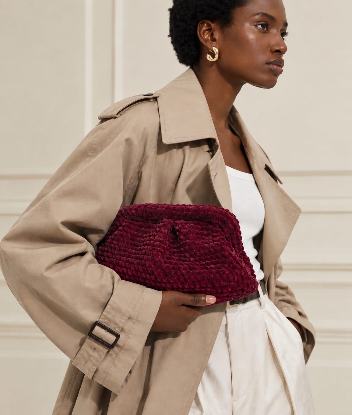 Mini Kadife Klasik Clutch